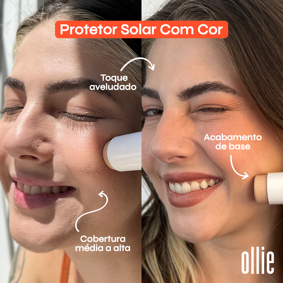 Protetor Solar em Bastão Com Cor FPS 95