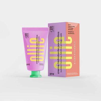 Creme Hidratante para Mãos FPS 60 FPUVA 22 O creme para as mãos com FPS 60 e FPUVA 22 protege, hidrata e previne manchas e sinais da idade, sendo sua nova mania para cuidados diários!