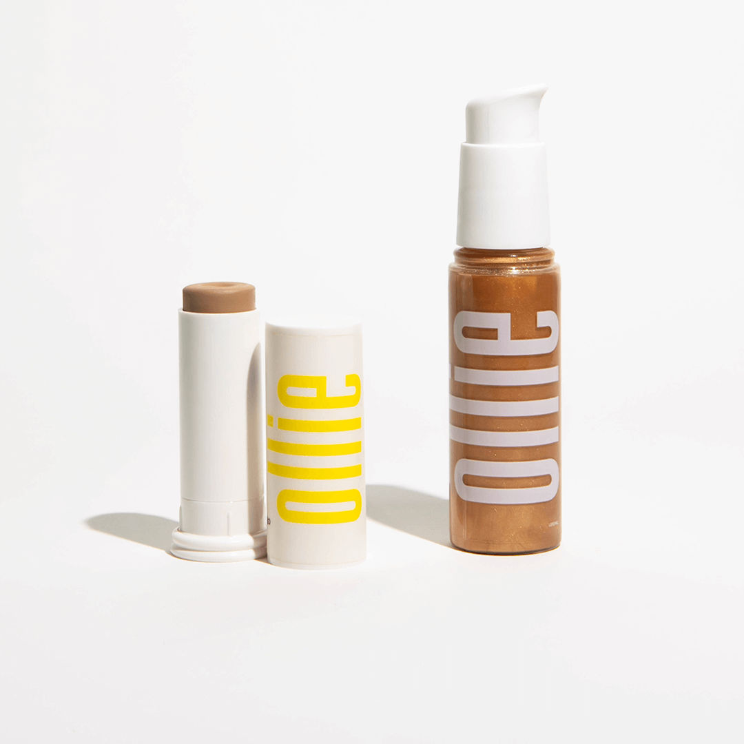 Kit Loucos por Festa Kit perfeito para quem ama brilho e pele linda! Protetor Solar com Cor FPS 95 e FPUVA 40, e nosso querido Glow Corporal FPS 40.