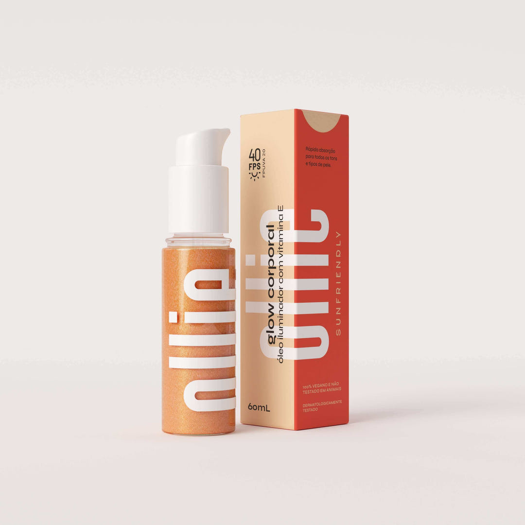 Glow Corporal FPS 40 Nosso Glow Corporal é um óleo iluminador corporal, com FPS 40 e FPUVA 20 que protege a pele dos raios solares e hidrata, deixando-a com aspecto saudável.