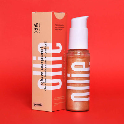 Glow Corporal FPS 40 Nosso Glow Corporal é um óleo iluminador corporal, com FPS 40 e FPUVA 20 que protege a pele dos raios solares e hidrata, deixando-a com aspecto saudável.