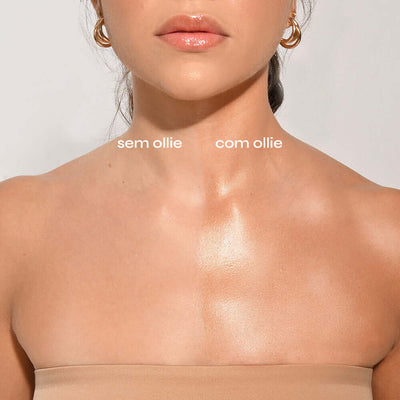 Glow Corporal FPS 40 Nosso Glow Corporal é um óleo iluminador corporal, com FPS 40 e FPUVA 20 que protege a pele dos raios solares e hidrata, deixando-a com aspecto saudável.