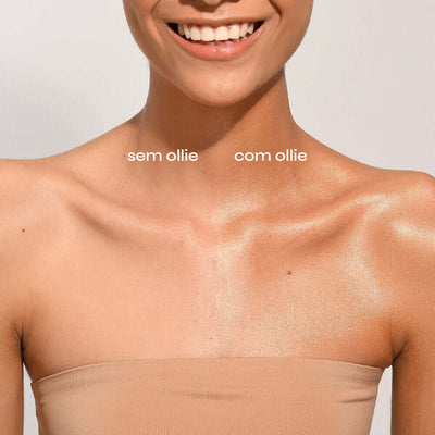 Glow Corporal FPS 40 Nosso Glow Corporal é um óleo iluminador corporal, com FPS 40 e FPUVA 20 que protege a pele dos raios solares e hidrata, deixando-a com aspecto saudável.