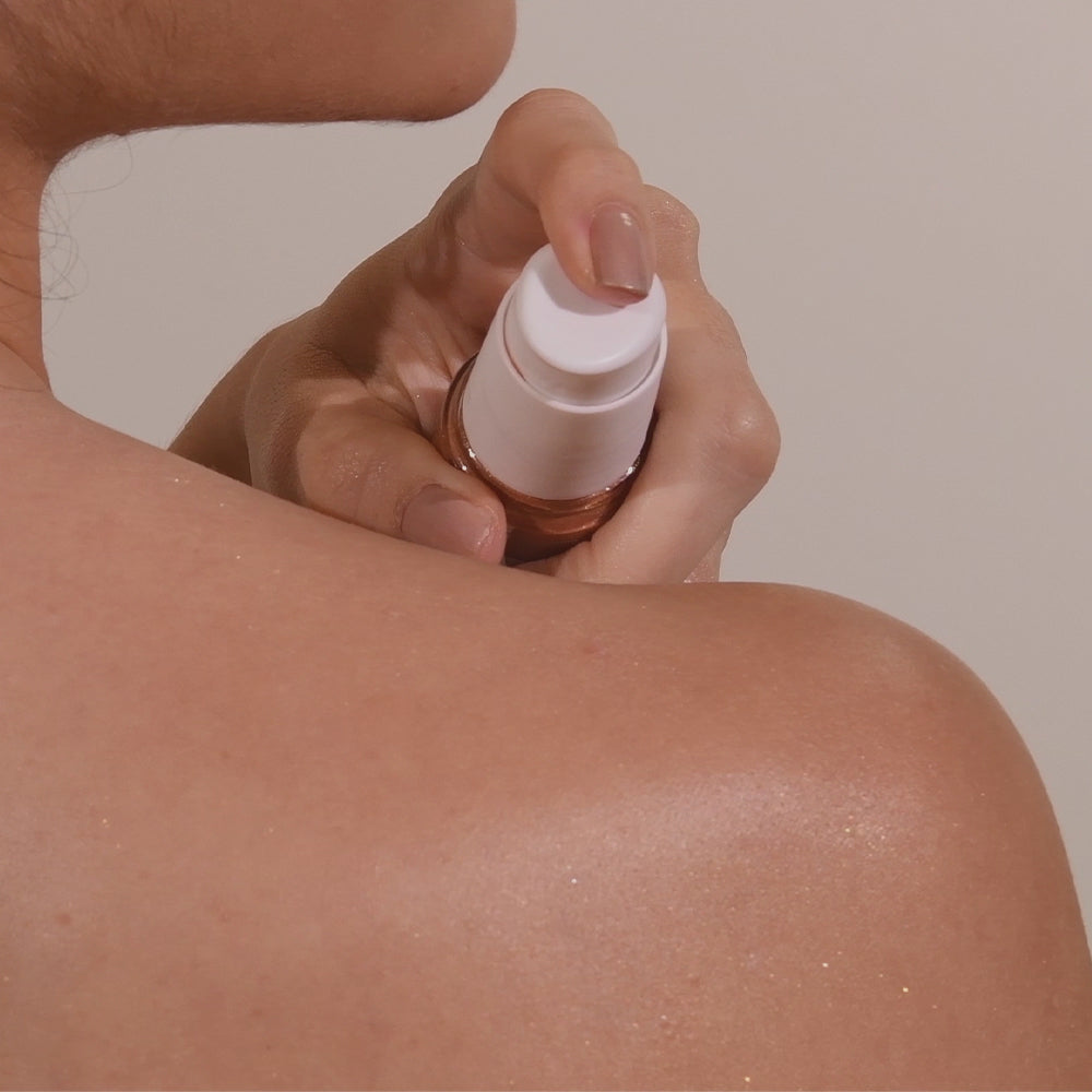 nosso iluminador glow corporal